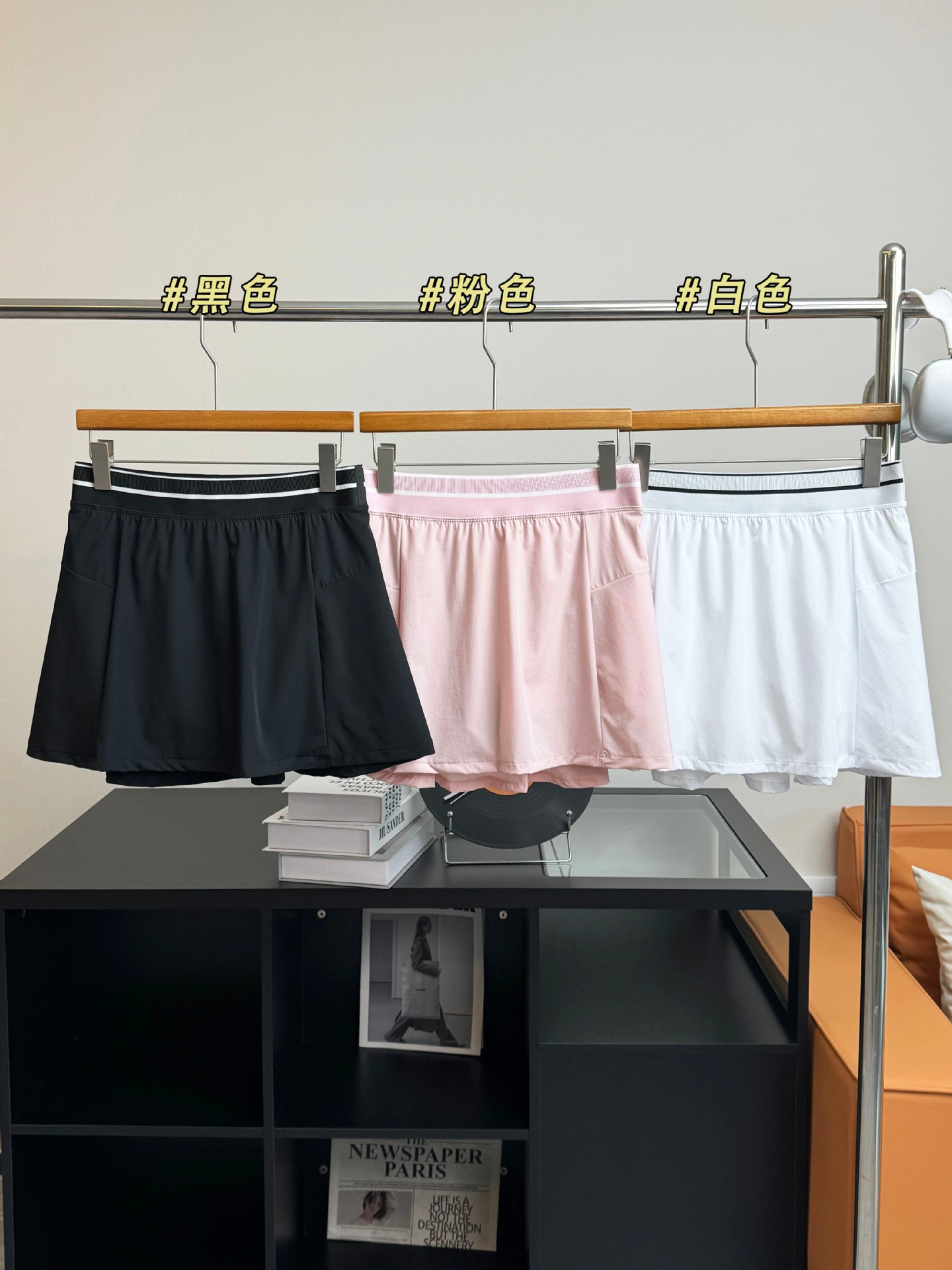 1376 Dijia's New Summer Style Outdoor Sports and Leisure Quick-Drying Cool-Feeling Sun Protection Women's A-Line Skirt Short Skirt