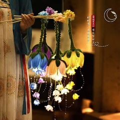 扭扭棒兔子锦鲤荷花灯手工diy材料手提铃兰花灯汉服装饰