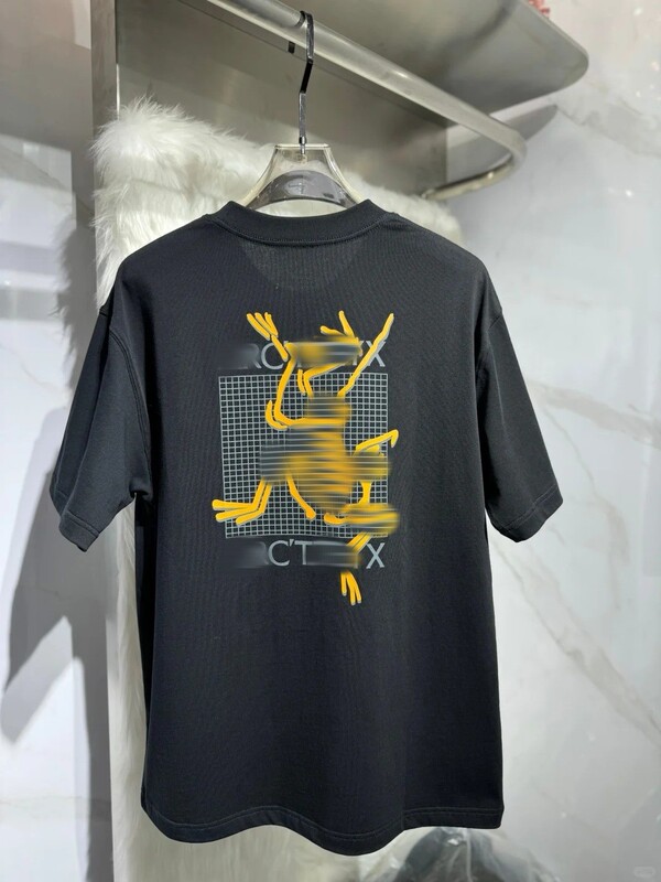 高級バードファミリー夏用格子柄プリント純綿半袖カップルラウンドネックトレンドブランドカジュアルTシャツファッショントップス|undefined