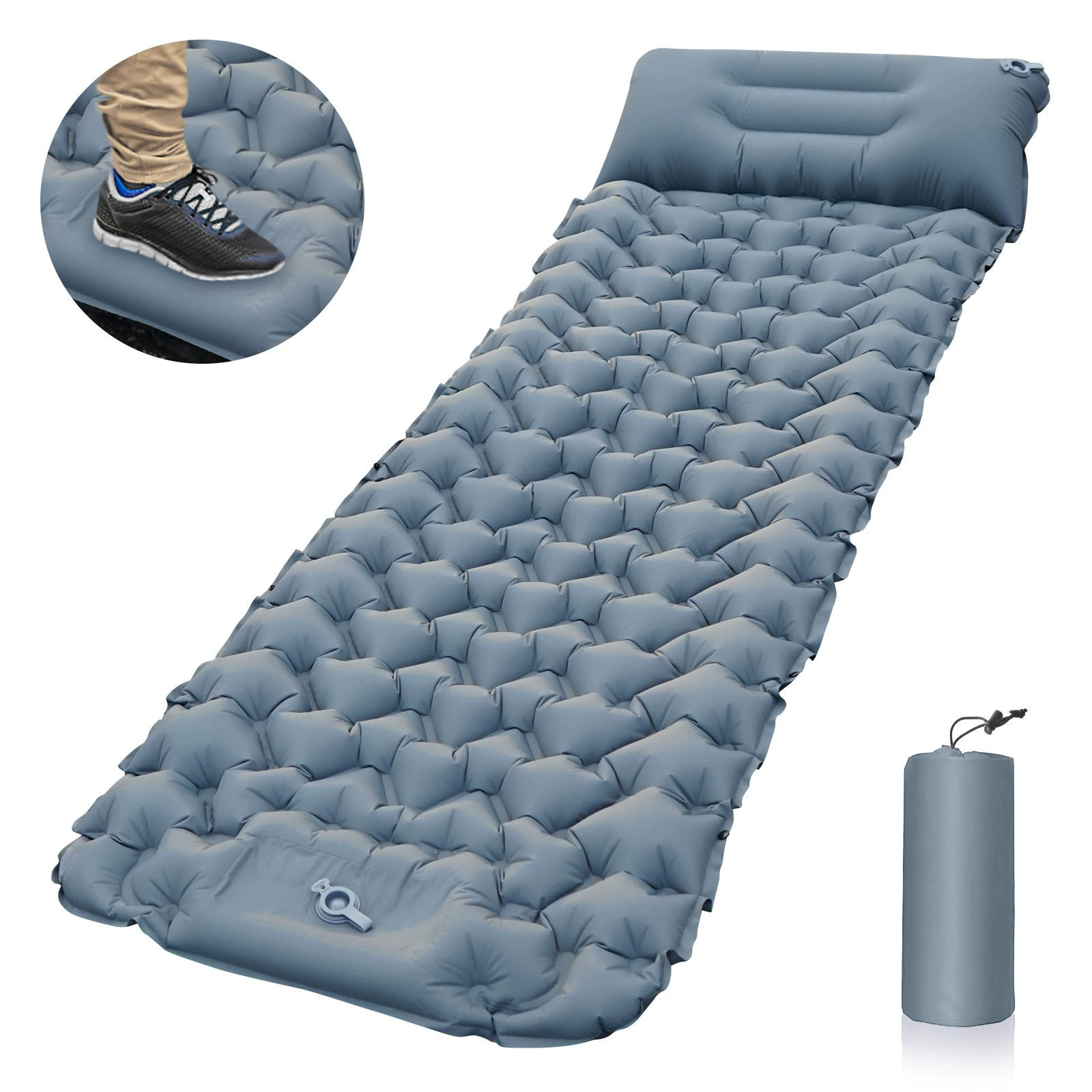 Automatic mattress, sponge soft heel for camping