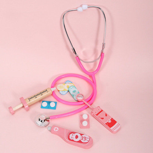 Doctor Play House Girl Toy Baby Simulation Role Play Set Children's Stethoscope Dental