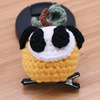 Cartoon knitted hairgrip with animals, rabbit, children's hairpins