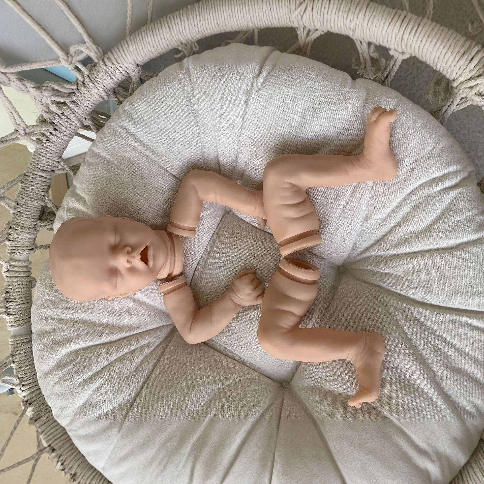 Kit de muñecas reborn TWIN A 18 "piezas de muñecas sin pintar color