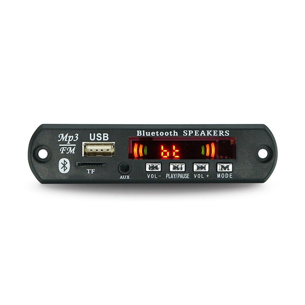 MP3 decodificador módulo Bluetooth montado en automóviles decodificador de sonido amplificador de potencia accesorio para automóviles de radio
