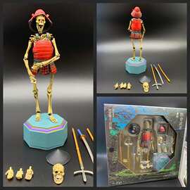 山口式 Project 谷口順一 自在置物 骸骨武者 关节可动手办 盒装