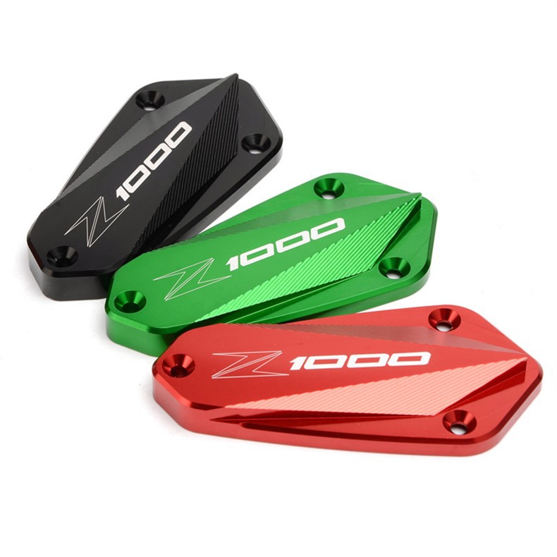 Suitable for Kawasaki Z1000 10-25 Years Aluminum Alloy Modified Right Brake Fluid Reservoir Cap, Fluid Reservoir Pump Cover Accessories