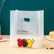 Disposable plastic portable packing bag baking bakery bag salad dessert packaging takeaway food bag cake