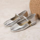 Genuine Leather New French Style Square Toe Single Shoes Mary Jane Shoes Low Heeled wine red Wedding Shoes with Skirt High-end Small Leather Shoes