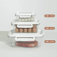 Прямоугольная коробка для хранения свежести с крышкой Кухня Кейтеринг Прозрачная пластиковая коробка Холодильник Ящик для хранения пищевых продуктов большой емкости
