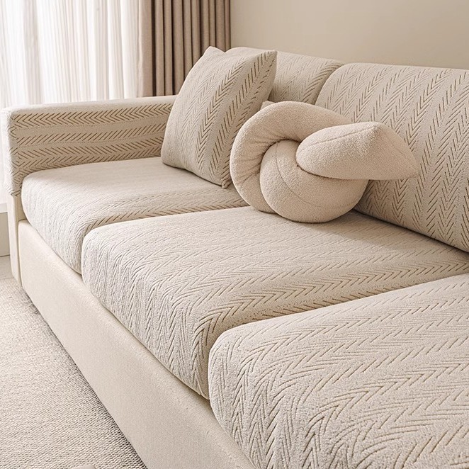 Rayas de hueso de pescado (li) - beige