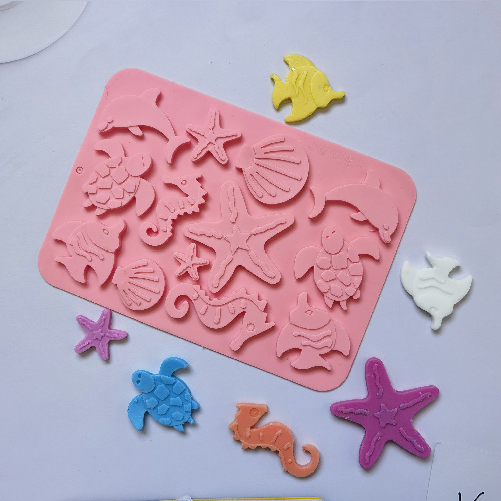 Hippocampus 418 molde de silicona para pastel de chocolate molde de pan herramientas de horneado