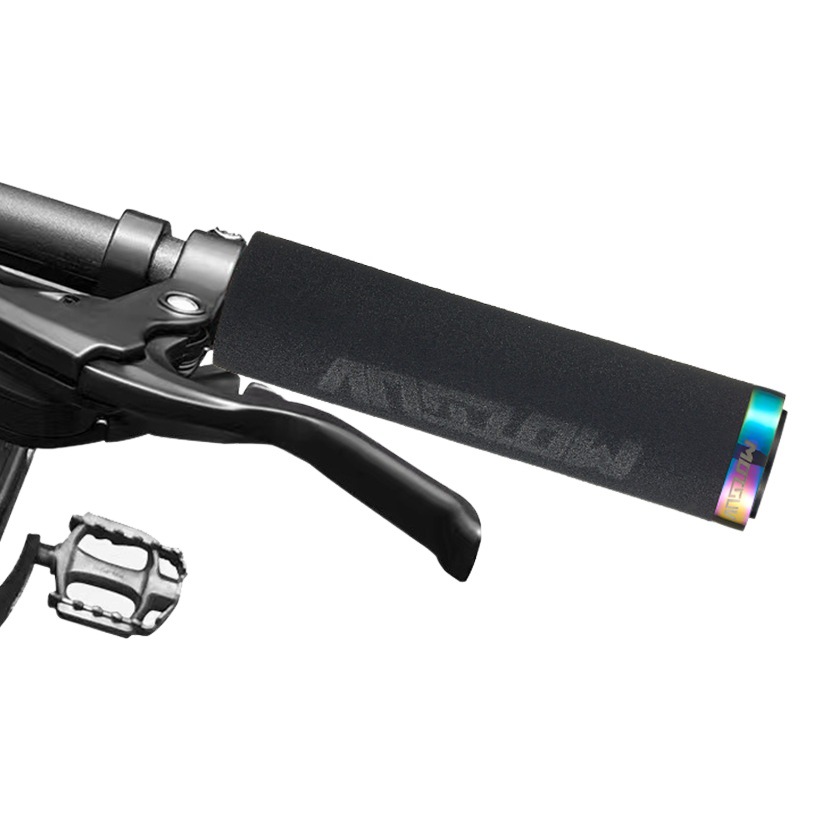 Cubierta de la manija de la bicicleta MOTSUV mountain bike bloqueo muerto esponja manillar muerto volando solo cómodo manillar accesorios de montar