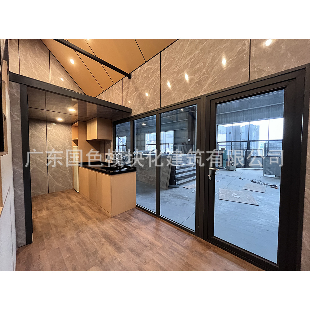 Paraje escénico Sala de sol móvil Acero ligero Villa integrada Cielo estrellado Sala de juntas móvil Casa de madera Casa de camping Cápsula espacial B & B