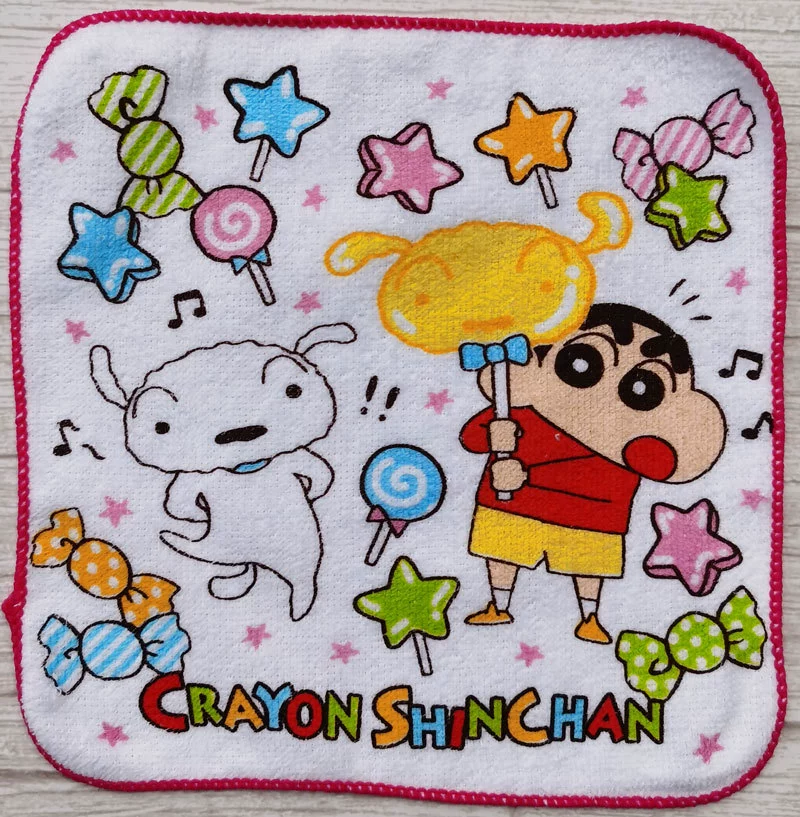 Cotton children's crayons, handkerchief, towel