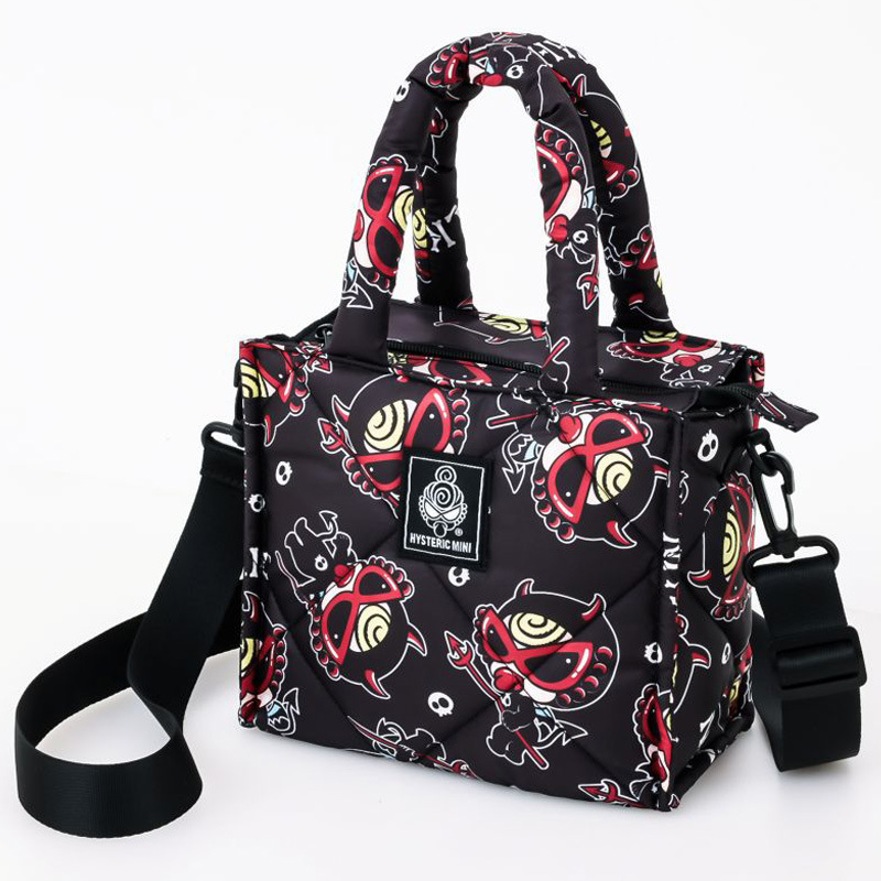 New Japanese-style cartoon black pacifier crossbody bag, devil handbag, sweet and cool fashion tote storage bag New Japanese-style cartoon black pacifier crossbody bag, devil handbag, sweet and cool fashion tote storage bag