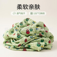 纯棉40支斜纹棉布碎花卡通印花全棉布料批发童装DIY数码印花府绸