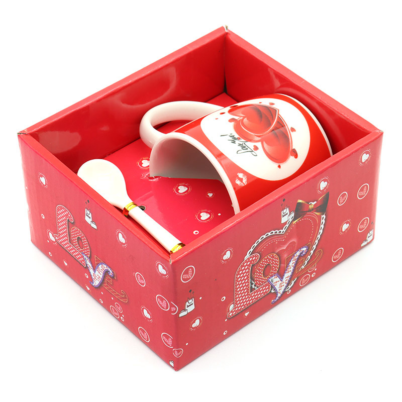 情人节彩盒咖啡杯