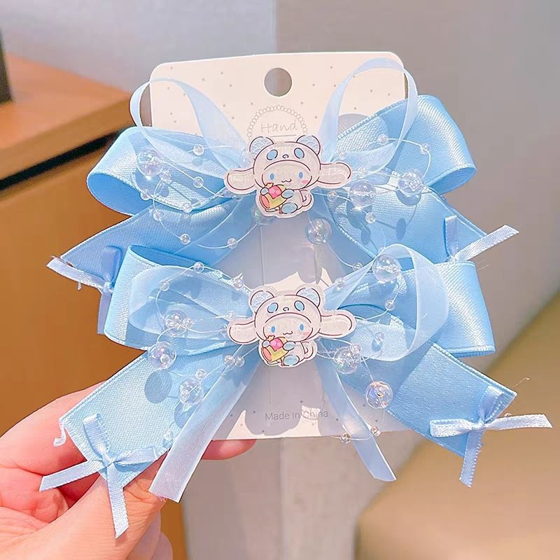 Kulomi mariposa clip de pelo de niña clip de pelo de dibujos animados 2025 nuevo estilo de niña Sanrio clip de pelo roto tocado