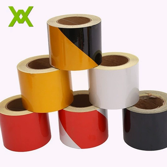 Фабрика прямой продажи автомобиля светоотражающий пленка черный желтый прямой полосы