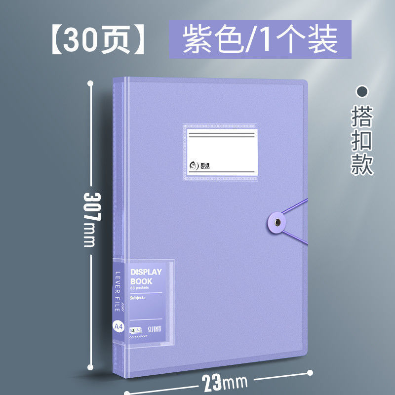 A4/보라색/30 페이지