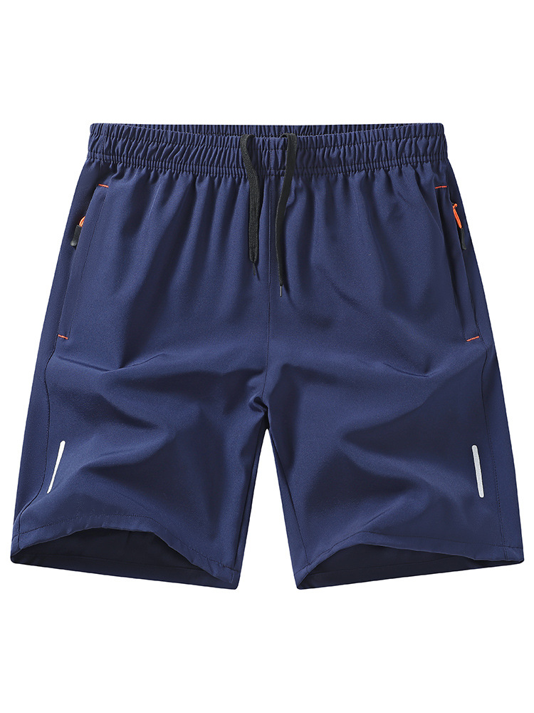 Pantalones Cortos Deportivos de Secado Rápido para Hombre S-3XL de Poliéster con Eficacia Fría y Transpirables