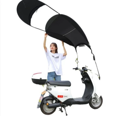 Electric Motorcycle Canopy New: Elektromobil üçün ön şüşə çətiri (günlük)