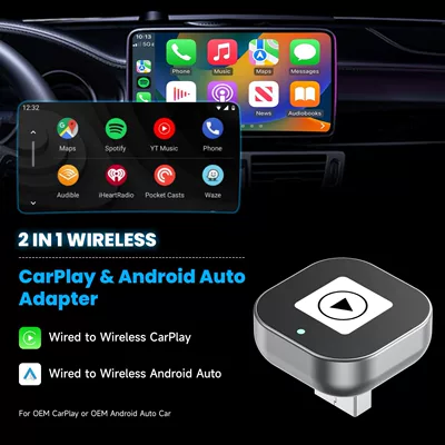 Carplay to Wireless Carplay, Compatible — Simsiz CarPlay və Android Auto