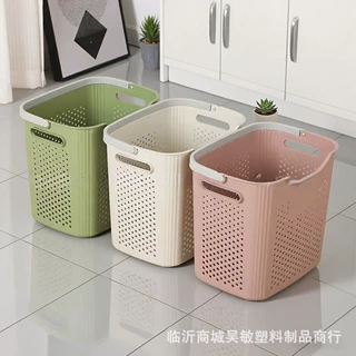 定制贴牌日式大号手提脏衣篮家用塑料脏衣篓印字衣服玩具杂物收纳