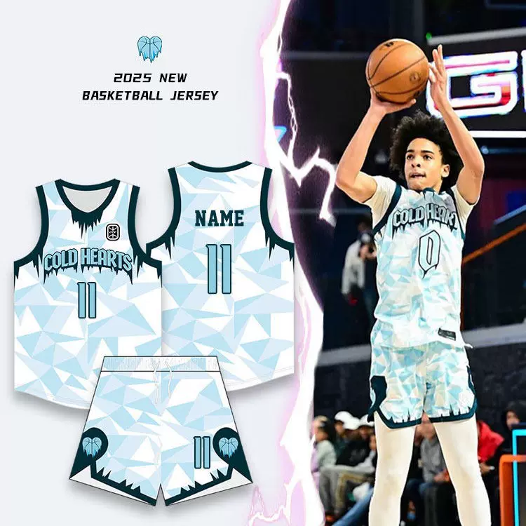 新款美式篮球服套装男大学生运动比赛球衣速干印制训练背心队服女