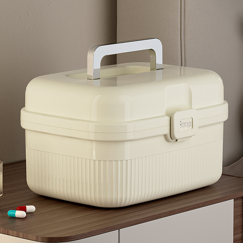 Home Medicine Box Dustproof and Moisture-Proof Portable Multi-functional Medical Box Emergency First-Aid Kit