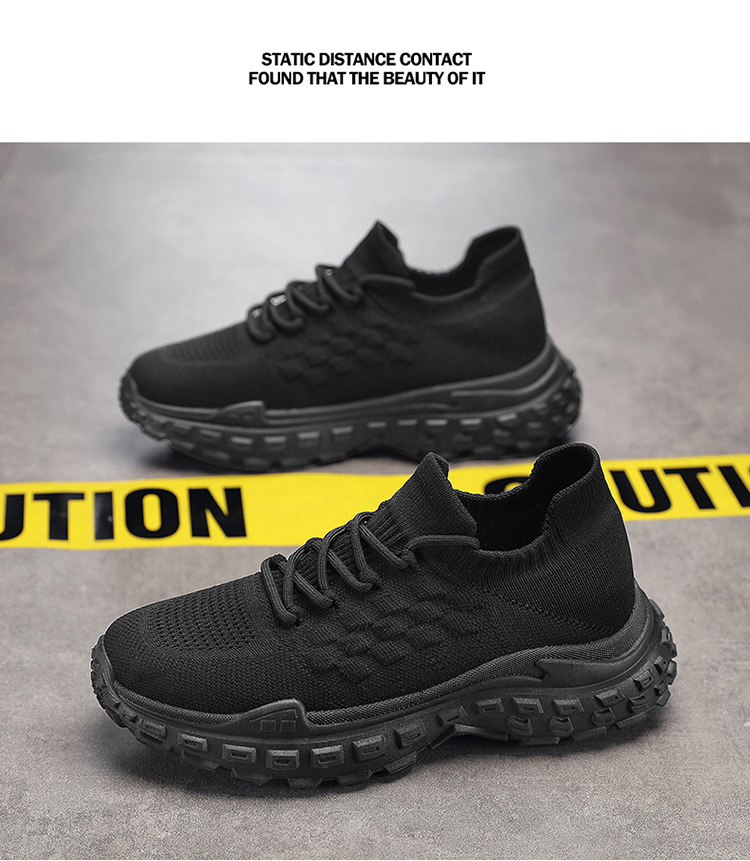 Coconut ins Koreanische Flut Papa Schuhe Jungen fliegen gewebt atmungsaktive Mesh-Bedeckung Füße dicke Unterseite Erhöhung Schuhe Student Herrenschuhe_voghion.com