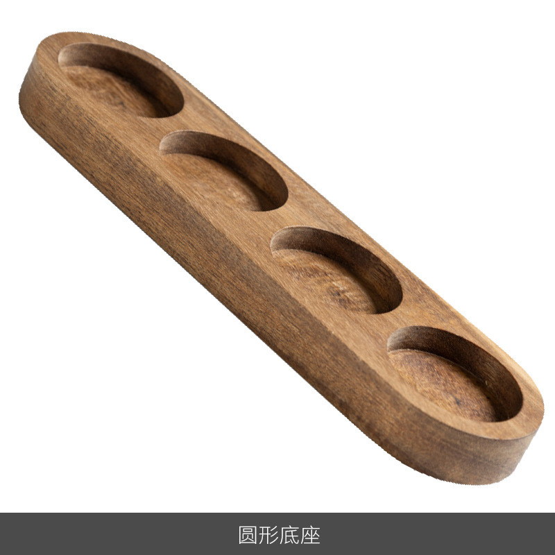 アカシア材保存瓶 日用品用 高ホウケイ酸透明蓋付き キッチン保存瓶 4個セット ベーススパイス|undefined