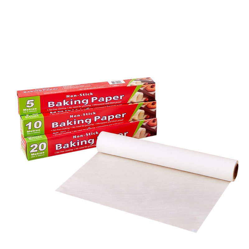 Food Grade Silicone Paper Baking Paper Household Wrapping Paper High Temperature Resistant Kitchen Oven Grease-Proof Paper Barbecue Oil-Absorbing Paper