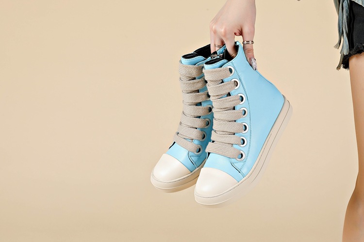 Pantofi sport unisex pentru cupluri, cu șireturi groase și ochiuri mari, pentru comerț exterior transfrontalier_voghion.com