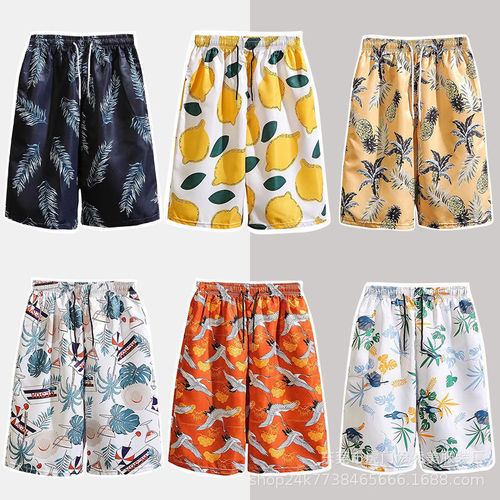 Men's Beach Shorts, Submersible, Quick-Drying, Relaxed Fit, 5-Finger Swimming Shorts, Beach Vacation, Drifting, Surfing Shorts, Wholesale Clothing