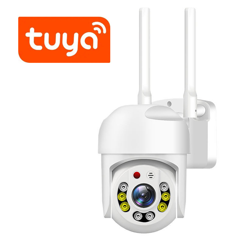 Tuya Wi-Fi IP kamera, gecə görmə, su keçirməyən, açıq hava üçün