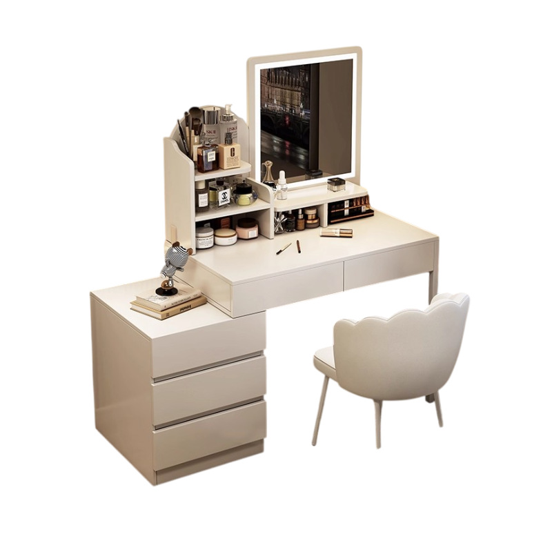 Comedor de tocador armario en un dormitorio moderno y simple 2025 nuevo lujo de lujo de alto nivel de estudio mesa de maquillaje comedor de tocador