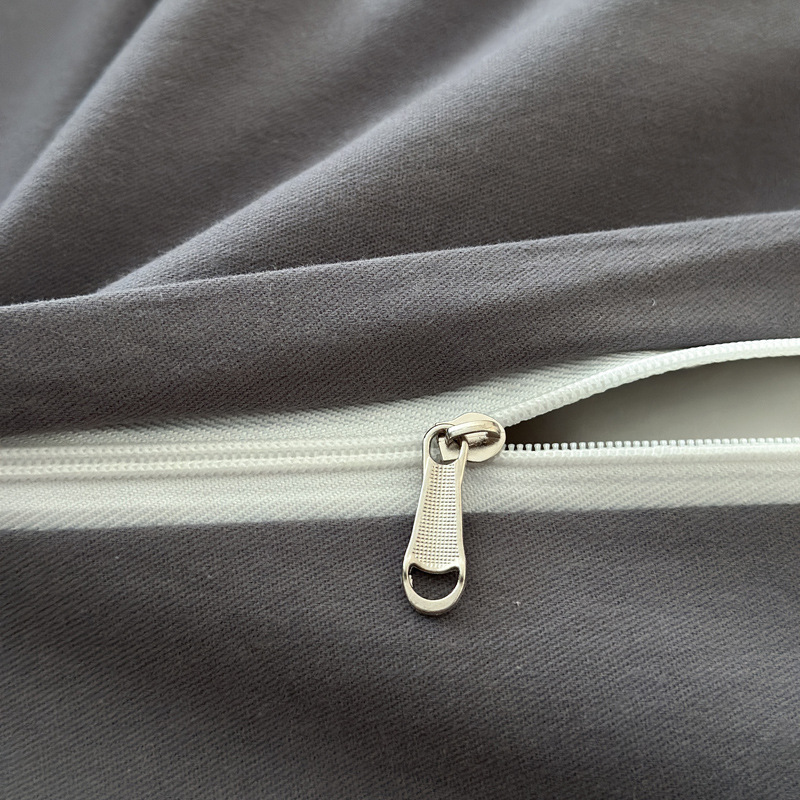 Nordic French Vintage Boho Maternity-grade French Vintage-style Brushed Four-piece Set, Thickened 100% Cotton Bed Sheet, Duvet Cover, And High-end_voghion.com