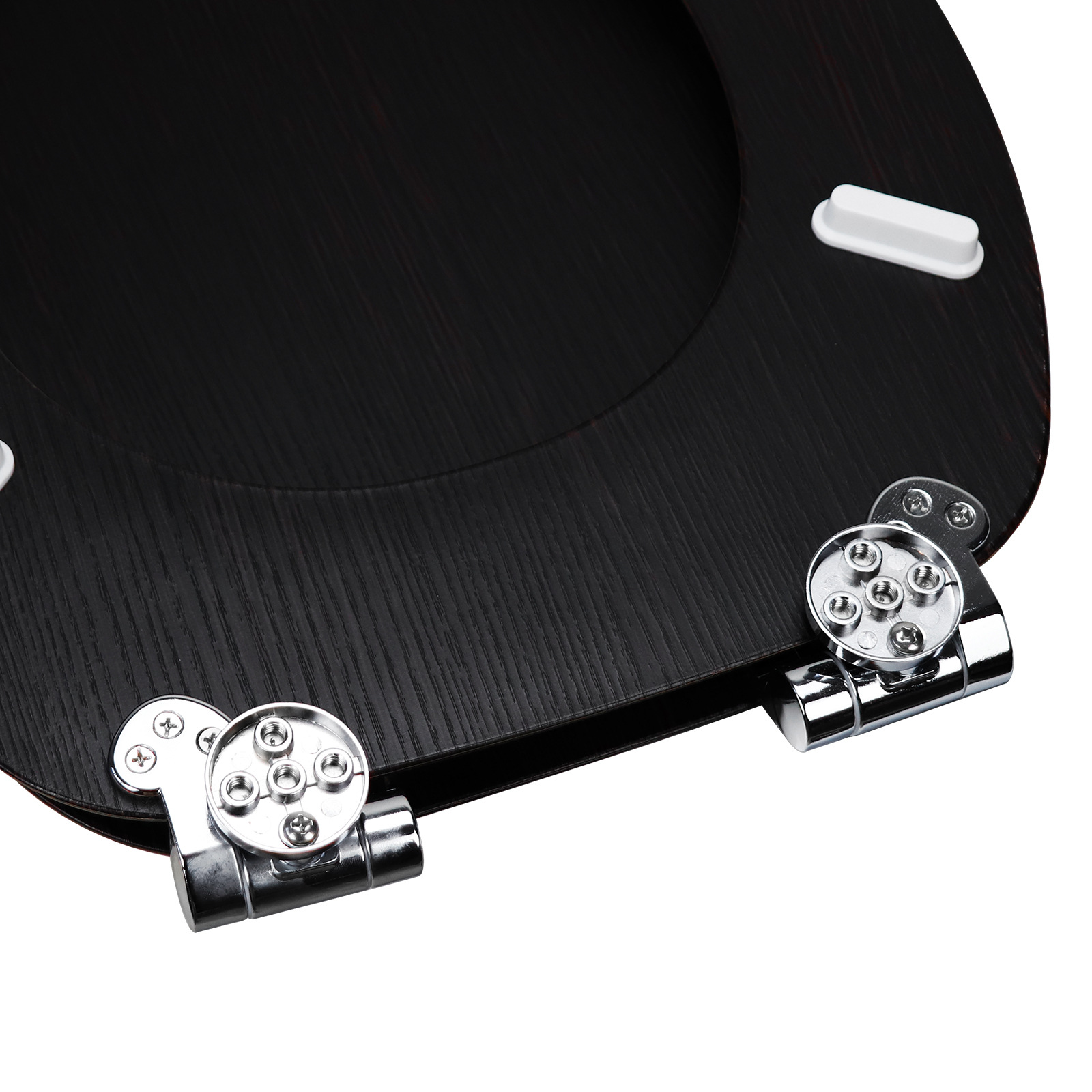 Fábrica directa placa de densidad de madera MDF cubierta de inodoro pvc placa impresa patrón de madera caída lenta