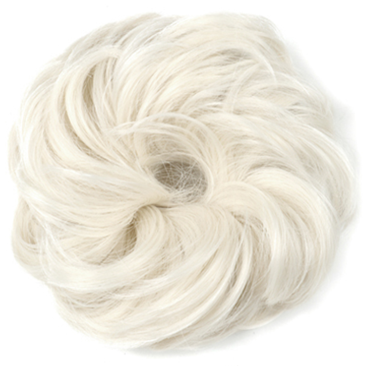 Anillo de pelo de cabeza de bola, peludo de pelo natural, anillo de pelo de cabeza de bola, barba larga