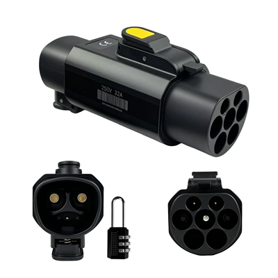 Tesla to National Standard Tesla-Gbt Adapter Charging Pile Adapter Nacs Conversion Byd Ideal Volkswagen (EV şarj adapterləri) - special-transfer-to-the-country-ordinary-model