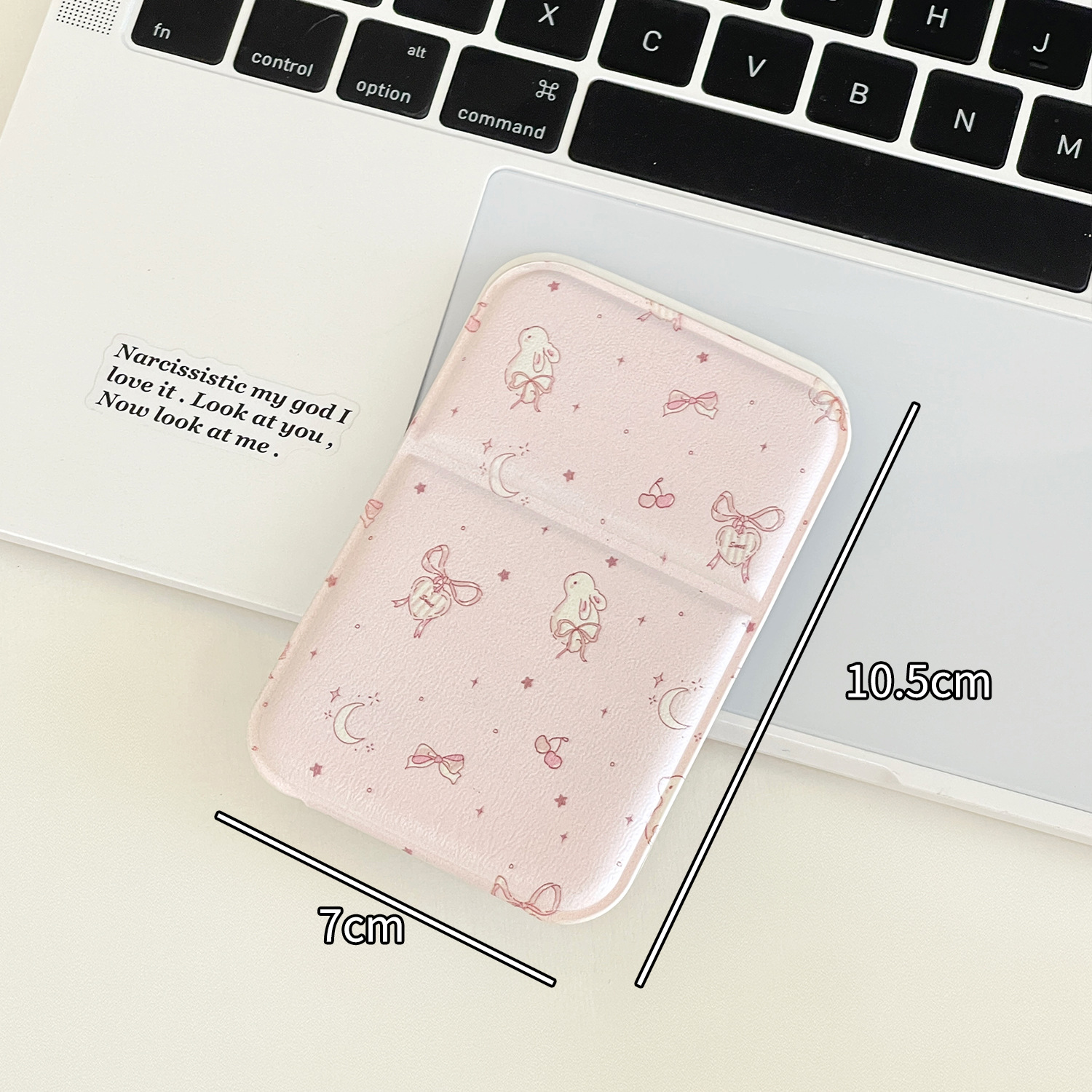 Espejo de dibujos animados, espejo de tocador de escritorio para el hogar, espejo de maquillaje plegable portátil para la oficina del dormitorio de estudiantes