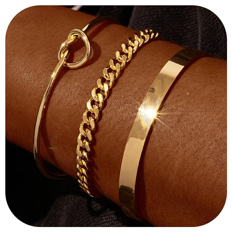 Minimalist Stackable Layered Bracelets For Daily Wear Hypoallergenic_voghion.com