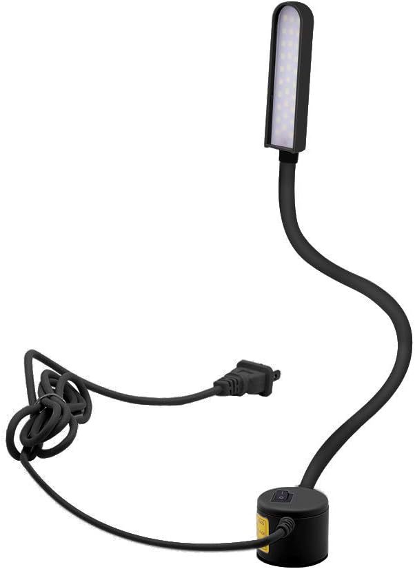 30 cuentas negro cob nueva lámpara de máquina de coser led iluminación de coche plano lámpara de coche de ahorro de energía lámpara especial luz de trabajo imán