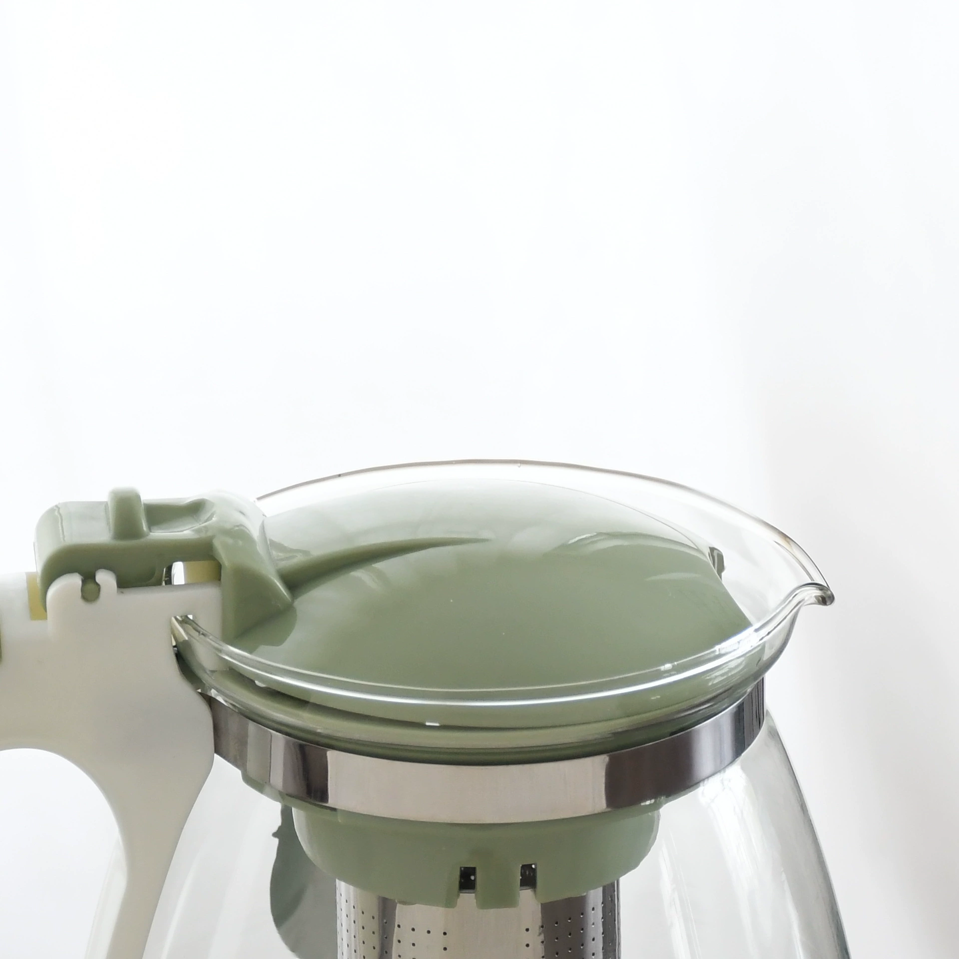 Glass teapot, capacious tea set for home use, cigarette holder