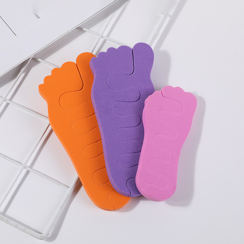 Cartoon geometry pure color small toe pair sponge EVA fingerpers…