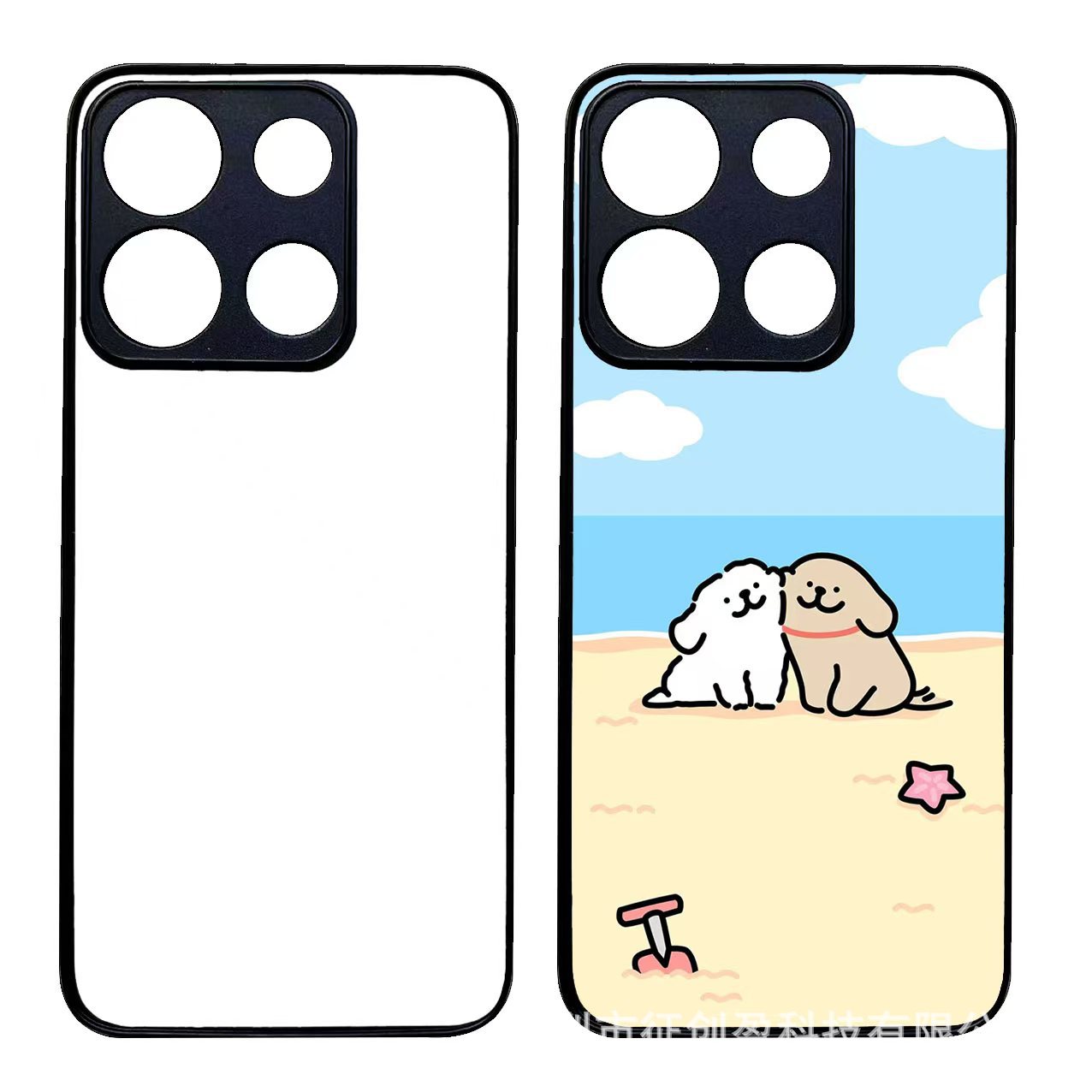 Suitable for ITEL A05S thermal transfer phone case TPU PC aluminum blank material factory direct supply sublimation