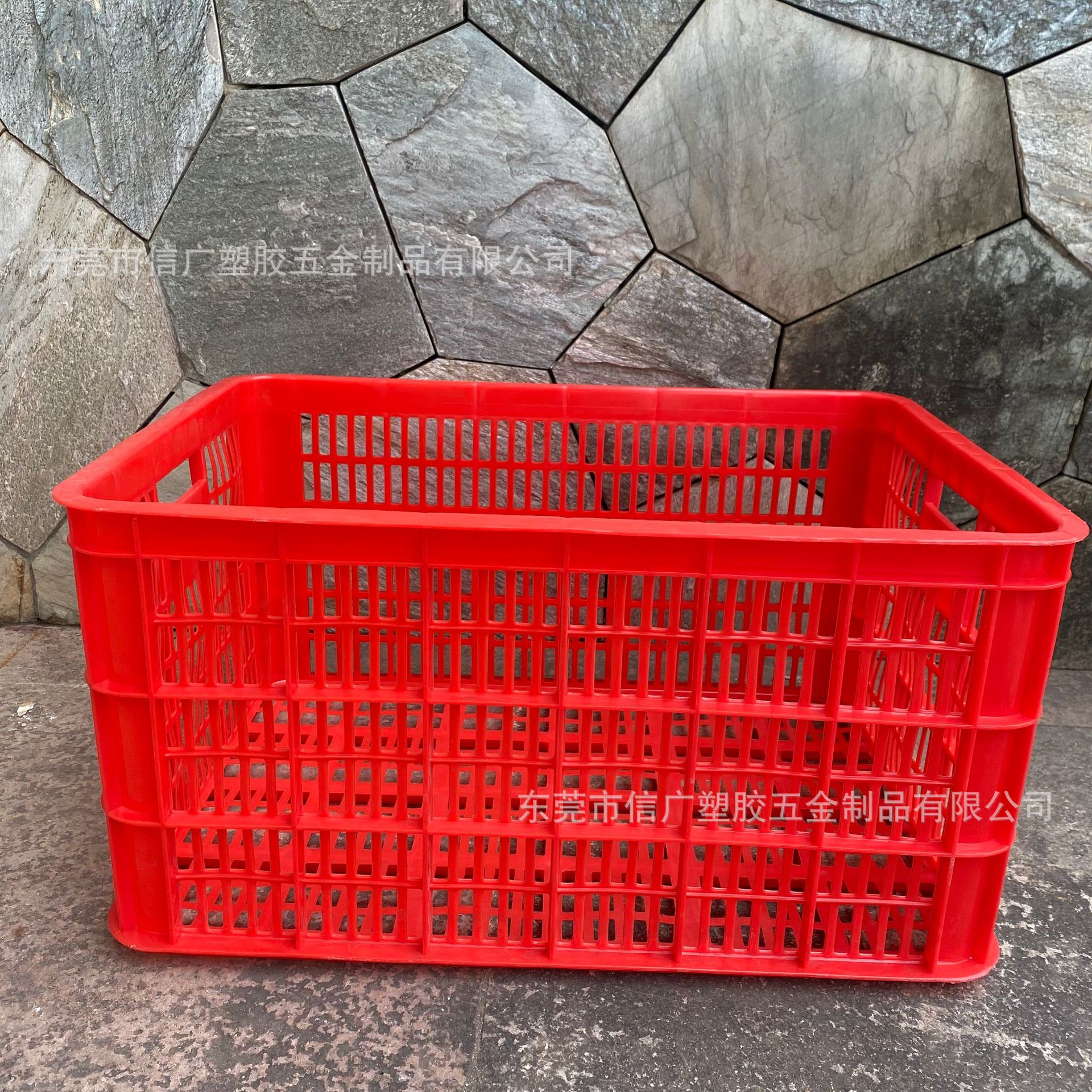 加厚塑料周转箩筐长方形水果服装蔬菜中转运输筐子厂家批发