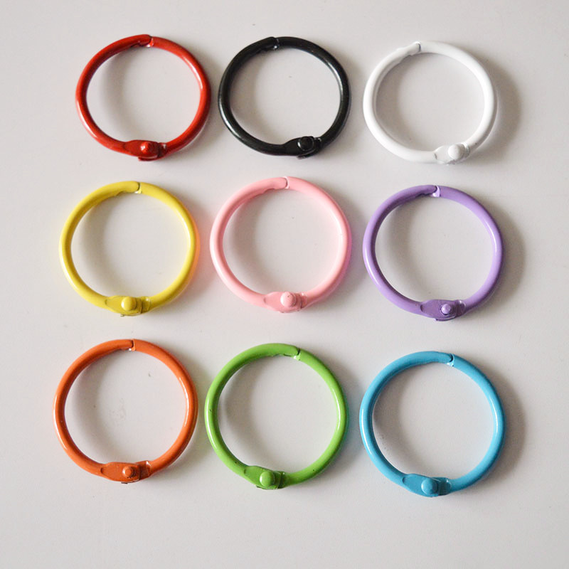 4g Weight Simple Style Solid Color Metal Paint Keychain