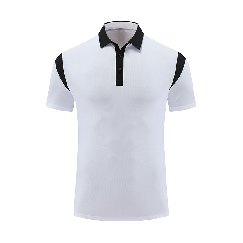Moda costura protección solar ropa de secado rápido deportes camiseta de manga corta golf para hombres ropa de fitness al aire libre grupo camisa POLO para hombres